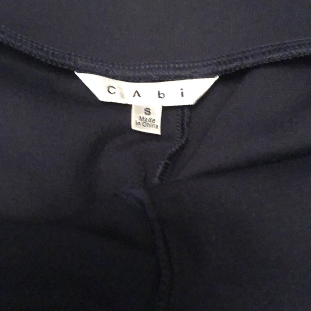 Navy blue Cabi travel pant